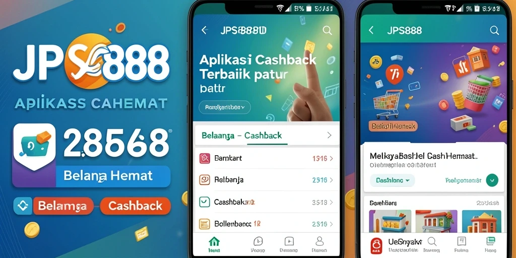 Tampilan antarmuka JPS888 dengan berbagai penawaran cashback menarik.