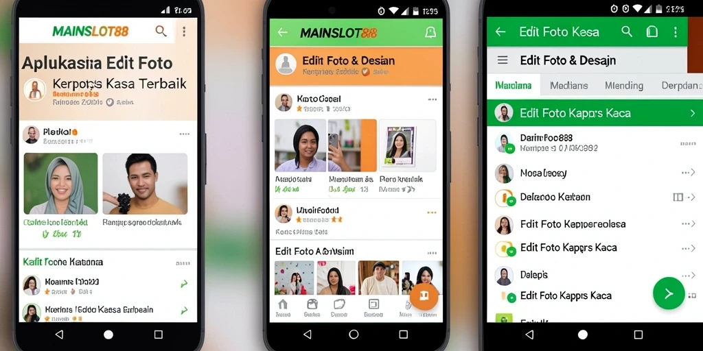 Tampilan antarmuka MAINSLOT88 yang sederhana dan efektif untuk Edit Foto Kertas Kaca.