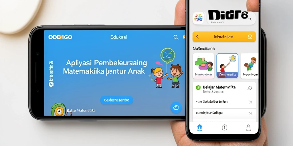 Tampilan antarmuka aplikasi ODDIGO yang interaktif dan menarik.